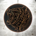Laser-Cut Layered Grizzly Bear Magnet – Handmade Wood
